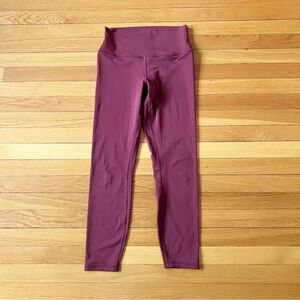 Quince Maroon Stretch Workout Sustainable Gym Yoga Sporty Leggings Small